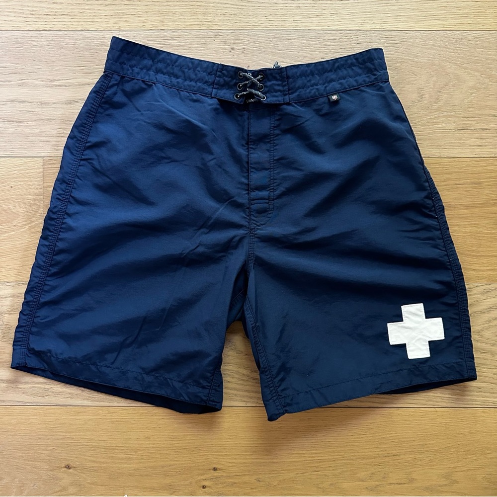 Victorinox Men’s Swim Shorts, Large, Navy Blue Swim Trunks/Shorts
